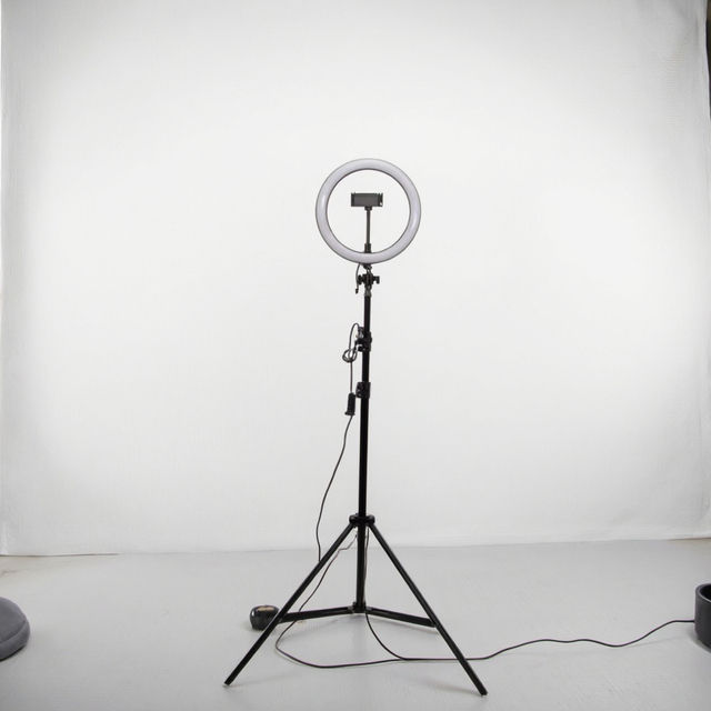 New LJJ26 Smart Mobile Phone Tripod 10-inch Ring Light LED Light