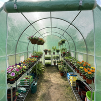 Serre tunnel pour légumes et fleurs, vente directe usine, écologique, imperméable, en acier galvanisé épaissi