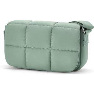 Crossbody Shoulder Bag Women's Winter Soft Padded Lightweight <b>Quilted</b> Nylon Puffy Handbag - Product Image 5