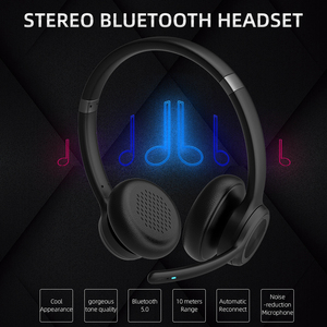   Auriculares Inalámbricos con Micrófono, Auriculares Estéreo con Bajos Profundos y Orejeras Suaves de Memoria de Proteína para <span class=keywords><strong>iPhone</strong></span>/Android - Product Image 3