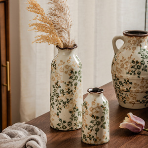 <span class=keywords><strong>Vase</strong></span> <span class=keywords><strong>en</strong></span> <span class=keywords><strong>porcelaine</strong></span> bleu et blanc rétro haut de gamme, nouveau style chinois, pour fleurs fraîches, culture aquatique, arrangement floral, <span class=keywords><strong>vase</strong></span> de table - Product Image 4