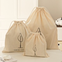 Sac de rangement polyvalent en coton pur avec cordon de serrage pour voyage, bagages, maison, anti-poussière, modèle 056 Henan Anyang