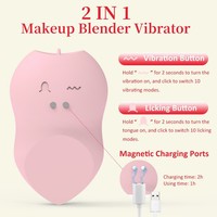 Vibrateur G-Spot pour Femme, Beauté pour Lèche-langue, 10 Fréquences de Vibration, Massage, Rechargeable par USB, Usage Adulte