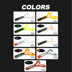 Señuelos de Pesca Suaves Hunthouse <span class=keywords><strong>Twin</strong></span> Tail Trailer, 3 Piezas/Lote, 145 mm, 21.7 g, Luminosos, UV, para Lucio y Lucioperca, Cebo de Pesca - Product Image 5