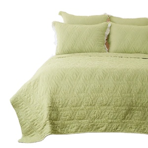 Ensemble de literie de marque, 3 pièces, couvre-<span class=keywords><strong>lit</strong></span> en velours hollandais, couvre-<span class=keywords><strong>lit</strong></span> en coton brossé, couvre-<span class=keywords><strong>lit</strong></span> d'été, taille king - Product Image 1