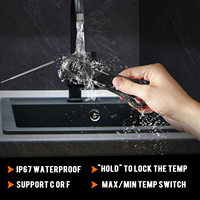 Thermomètre numérique intelligent sans fil à lecture instantanée, étanche, avec arrêt automatique, boîtier en plastique, design pliable pour la cuisson au barbecue