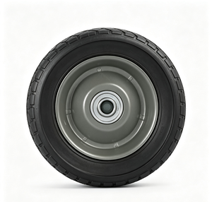 6 inch Solid Rubber Wheel <b>Metal</b> or Plastic Rim 6x1.5 Solid Wheel <b>Caster</b> Replacement Wheel - Product Image 2