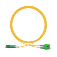 Kabel Patch serat optik dupleks 3 Meter kualitas tinggi Lc Apc ke Sc Apc