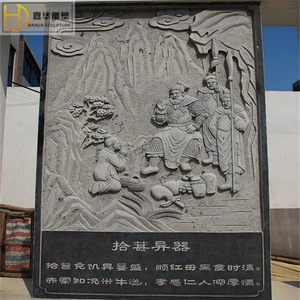 Mural de Relieve Jiahua, Arte de Pared en Piedra, Estilo Chino, Decoración Interior y Exterior - Product Image 5