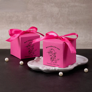 Wholesale <strong>Red</strong> Wedding Candy <strong>Box</strong> Custom Small Wedding Candy <strong>Box</strong> for Wedding - Product Image 4
