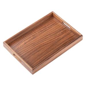South American Walnut Wood Solid Wood <b>Tray</b> Rectangular <b>Tea</b> <b>Tray</b> Household Serving <b>Tray</b> For Coffee <b>Tea</b> Storage - Product Image 5