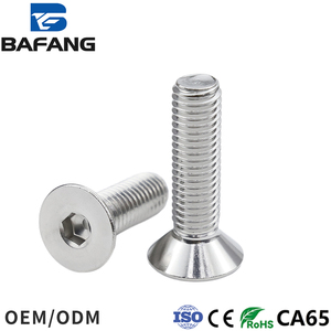Tornillos de Fijación M6 M12 M16 DIN7991 de Acero Inoxidable 316 Anodizado Clase 6, Tornillos de Cabeza Plana con Hexágono Interior - Product Image 4