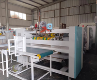 Máquina de Grapado Automática Eléctrica de Precisión con Doble Servo para Cartón Corrugado, con PLC y Rodamientos - Alta Eficiencia y Fácil Manejo