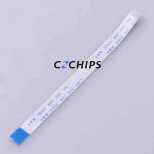 JS05B-14P-100-4-8 FFC Cable (Flexible Flat Cable) P=0.5mm Connector 14P 0.5mm 0.3mm Reverse - Product Image 1