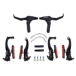 Kit de frenos V-Brake Viaron, palancas de freno ajustables de aleación de aluminio con pastillas de freno para bicicleta de montaña - Product Image 1