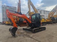 Mini-excavatrice hydraulique compacte sur chenilles Yanmar Vio55 d'occasion, 5 tonnes, à vendre