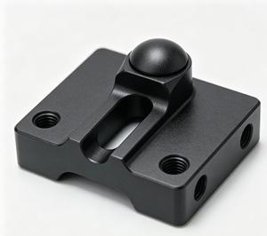 CNC Machined Plastic Mounting Bracket With Central Hole And Two <b>Screw</b> Holes For Precision Assembly - Product Image 6