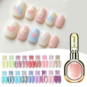 Kit de vernis à ongles gel UV Macaron 24 couleurs avec nuancier acrylique, kit de vernis gel UV LED à retirer par trempage pour salon, DIY, vente en gros, OEM - Product Image 4