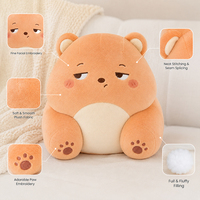 Oso de Peluche Personalizado con Peso, Juguete de Peluche de Oso Marrón, Almohada de Peluche, Regalos para Niños y Niñas
