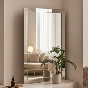 <b>Silver</b> Coated <b>Mirror</b> on Float Glass, Round Frameless Wall <b>Mirror</b> for Guest Toilet, Know the <b>Silver</b> <b>Mirror</b> Price - Product Image 4