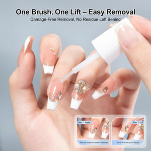 Kit Dissolvant <span class=keywords><strong>de</strong></span> Colle à <span class=keywords><strong>Ongles</strong></span> MissGooey 15ml 3s Séchage Rapide Sans Lampe Adhésif Fort pour <span class=keywords><strong>Ongles</strong></span> Press-On - Product Image 3