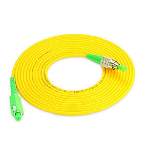 Cable de Fibra Óptica Personalizado SX One Core SCupc-SCupc 3.0 LSZH, Cable Amarillo SMF OS2 SC para Redes FTTH y 5G - Product Image 1