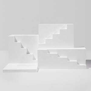 <span class=keywords><strong>Sfondi</strong></span> <span class=keywords><strong>Geometrici</strong></span> Bianchi a Cubo per Studio Fotografico Ebuy, Accessori per Fotografia Neutra - Product Image 2