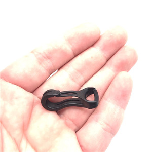 Móc nhựa nhỏ 1.2cm, móc dây nhựa 12mm, dây đeo dệt 4 phần có thể điều chỉnh khóa - Product Image 3