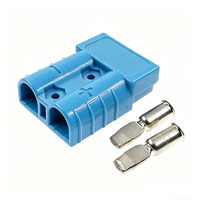 Conector de Batería para Montacargas Eléctrico de Alta Potencia, Macho/Hembra, CC 600V, Cobre Rojo, PC, con Arnés Personalizable, Modelo SH 50A