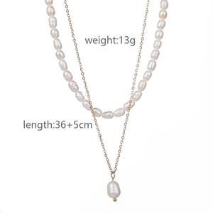 Collar con Colgante de Acero Inoxidable Chapado en Oro Personalizado para Mujer, Joyería Moderna para Fiestas - Product Image 4