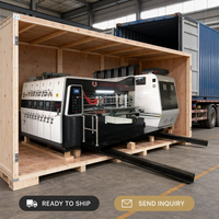 Nouvelle machine de découpe et d'impression rotative entièrement automatique à faible bruit pour boîtes en carton ondulé, avec alimentation par aspiration du bord avant