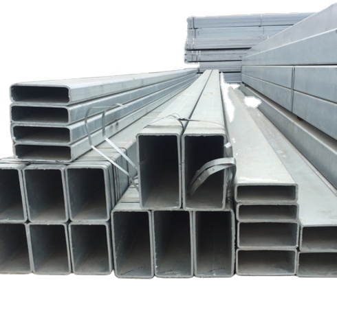 ASTM A500 полая секция оцинкованная сварная 50*50 мм черная труба A36 профиль из мягкой стали Ms прямоугольная труба и квадратная труба
