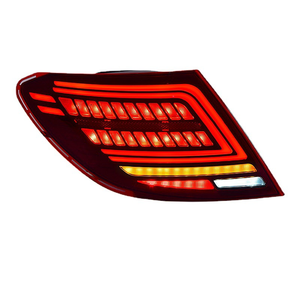 Feux arrière à LED Mercedes-Benz Classe C W204 (2007-2014) |   Nouvel ensemble de feux arrière clairs pour feux stop |   OE MR-MB-07-14-C-W204-B 12V - Product Image 2