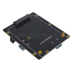 覆盆子皮X820 V3.0 2.5英寸<span class=keywords><strong>SATA</strong></span>硬盘/固态硬盘存储扩展板覆盆子皮<span class=keywords><strong>3</strong></span> B + / <span class=keywords><strong>3</strong></span> B / 2 B可选电源 - Product Image 4