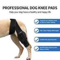 YX réglable chien genouillère métal attelle charnière dos jambes soutien soulagement de la douleur chien genouillère coude et genou articulation protecteur