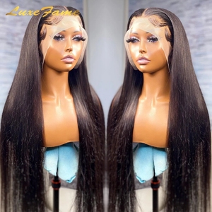 Tóc Người Thẳng Hàng Lớp Biểu Bì Nguyên Chất 40IN Tóc Người Ren Trong Suốt Tóc Người Ren Toàn Bộ Tóc Giả Phía Trước Ren HD - Product Image 2