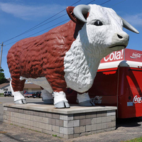 Sculptures d'animaux et statues de vaches en résine grandeur nature de haute qualité, design moderne et artistique pour la décoration de jardin et de maison, cadeaux artistiques