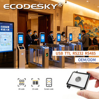 Module de lecteur de codes-barres fixe 1D 2D Ecodesky EMT8751S avec interface USB TTL pour tourniquet – En stock