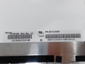 อินโนลักซ์ N140HGE-EAA สีขาวปกติ TN WLED อายุการใช้งาน 15000 ชม. 0~50 ℃   แผงจอ LCD ของโน้ตบุ๊กสำหรับใช้งานในอุณหภูมิ - Product Image 5