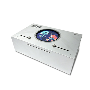 Boîte coulissante magnétique futuriste avec fenêtre ronde |   Boîte cadeau écologique réutilisable sur le thème de l'espace |   Emballage haut de gamme pour jouets/produits de beauté - Product Image 5