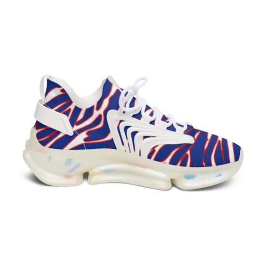 Anota puntos con el innovador zapatos de baloncesto de cebra para