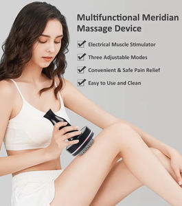 Appareil de massage musculaire portatif à micro-courant chauffant et vibrant pour le corps, amincissant et anti-cellulite - Product Image 2