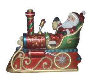 Locomotora de Papá Noel con 5 Luces y 6 Tiras de Luces - Product Image 1