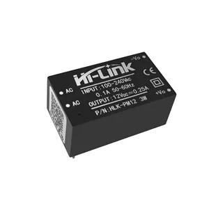 Hilink — convertisseur d'alimentation électrique pm12, 220v 12v ac, à bas prix, courant continu