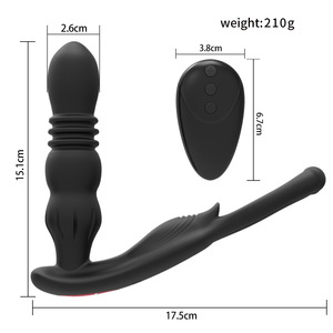 Nam thrusting tuyến tiền liệt Massager App kiểm soát Butt cắm hậu môn Vibrator chậm trễ xuất tinh người đàn ông gay dildo bdsm Đồ chơi tình dục cho các cặp vợ chồng - Product Image 6
