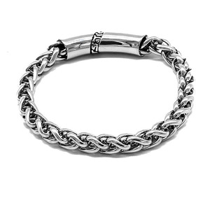 yunnique Fashion Snake <b>Chain</b> Bracelet 316 <b>Titanium</b> Steel Magnetic Clasp Unisex Jewelry - Product Image 2