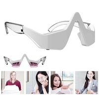 Appareil de beauté oculaire 3D portable, machine de lifting par micro-courant pour les cernes et les rides, masseur instrumentaire en forme de lunettes, US