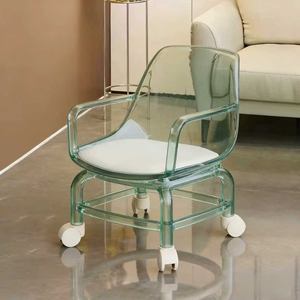 Un nouveau type de tabouret universel à roulettes pour adultes, pour s'asseoir sans fatigue, tabouret pour changer de chaussures, petite taille, en acrylique - Product Image 4