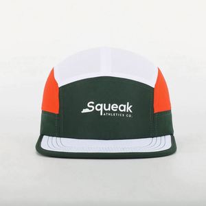 Gorra de Campamento de 5 Paneles Personalizada de Alta Calidad, Diseña Tu Propio Logotipo con Parche de Goma, Gorra Deportiva para Correr, Gorra Ligera de Nailon - Product Image 2