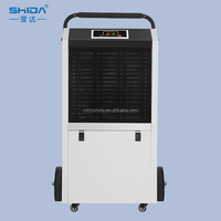 Déshumidificateur 156L de qualité commerciale avec technologie LGR Déshumidificateur pour la restauration des dégâts d'eau